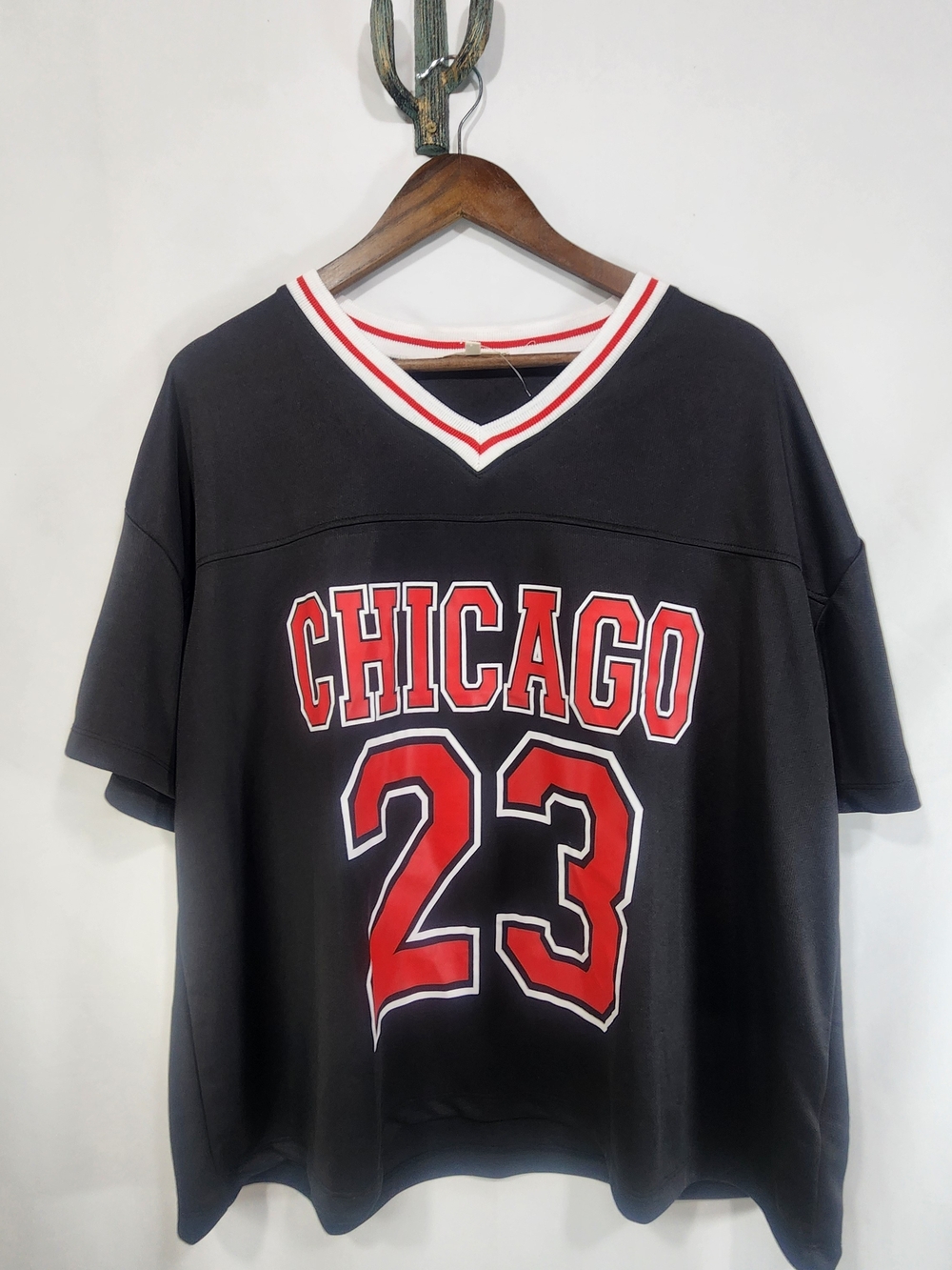 Ruby & Lace + Women's Plus Size 1X Chicago 23 Basketball Jersey Tee, NWOT